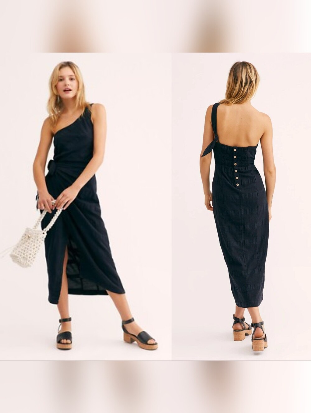 Free People Endless Summer Midi Dress Black